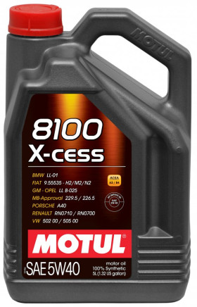 102870 MOTUL 8100 XCESS 5W-40 5L MOTUL