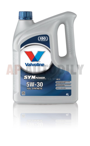 872521 SYNPOWER ENV C2 5W-30 4l VALVOLINE