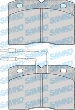 5SP015 Sada brzdových destiček, kotoučová brzda Samko