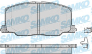 5SP068 Sada brzdových destiček, kotoučová brzda Samko