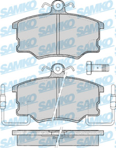 5SP098 Sada brzdových destiček, kotoučová brzda Samko