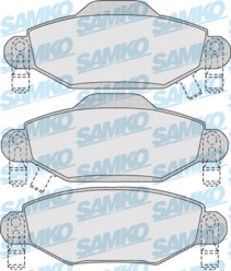 5SP1001 Sada brzdových destiček, kotoučová brzda Samko