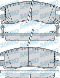 5SP1031 Samko sada brzdových platničiek kotúčovej brzdy 5SP1031 Samko