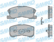 5SP1042 Sada brzdových destiček, kotoučová brzda Samko