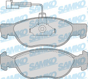 5SP1076 Sada brzdových destiček, kotoučová brzda Samko