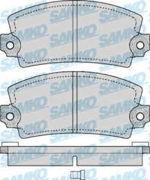 5SP117 Sada brzdových destiček, kotoučová brzda Samko