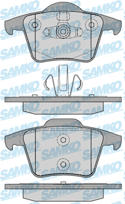 5SP1234 Sada brzdových destiček, kotoučová brzda Samko