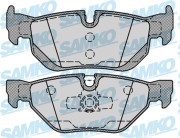 5SP1252 Sada brzdových destiček, kotoučová brzda Samko