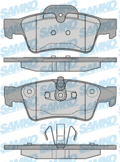 5SP1254 Sada brzdových destiček, kotoučová brzda Samko