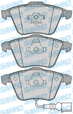 5SP1270 Sada brzdových destiček, kotoučová brzda Samko