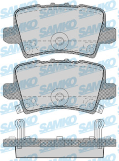 5SP1273 Sada brzdových destiček, kotoučová brzda Samko