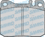 5SP141 Sada brzdových destiček, kotoučová brzda Samko