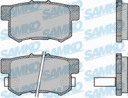 5SP1423 Sada brzdových destiček, kotoučová brzda Samko