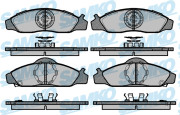 5SP1437 Sada brzdových destiček, kotoučová brzda Samko