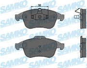 5SP1466 Sada brzdových destiček, kotoučová brzda Samko