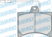 5SP195 Sada brzdových destiček, kotoučová brzda Samko