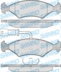5SP242 Sada brzdových destiček, kotoučová brzda Samko