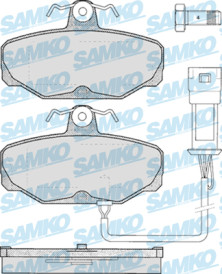 5SP279 Sada brzdových destiček, kotoučová brzda Samko