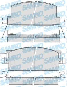 5SP287 Sada brzdových destiček, kotoučová brzda Samko