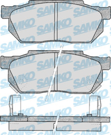5SP322 Sada brzdových destiček, kotoučová brzda Samko