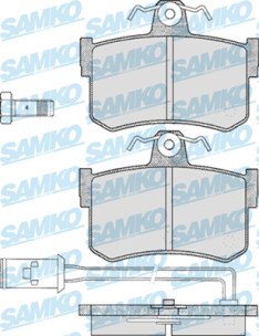 5SP341 Sada brzdových destiček, kotoučová brzda Samko