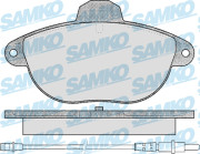 5SP345 Sada brzdových destiček, kotoučová brzda Samko