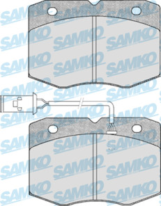 5SP388 Sada brzdových destiček, kotoučová brzda Samko
