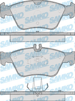 5SP409 Sada brzdových destiček, kotoučová brzda Samko