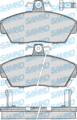 5SP429 Sada brzdových destiček, kotoučová brzda Samko