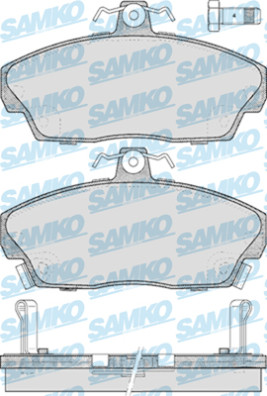 5SP430 Sada brzdových destiček, kotoučová brzda Samko