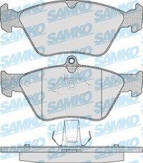 5SP465 Sada brzdových destiček, kotoučová brzda Samko