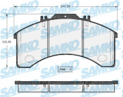 5SP473 Samko sada brzdových platničiek kotúčovej brzdy 5SP473 Samko