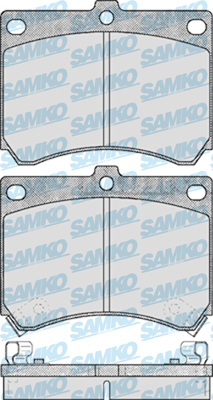 5SP510 Sada brzdových destiček, kotoučová brzda Samko