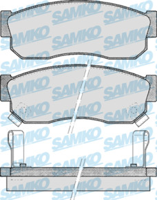 5SP519 Sada brzdových destiček, kotoučová brzda Samko