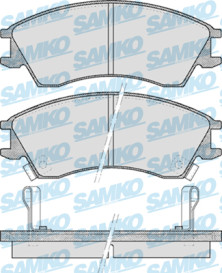 5SP543 Sada brzdových destiček, kotoučová brzda Samko