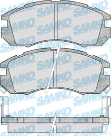 5SP546 Sada brzdových destiček, kotoučová brzda Samko