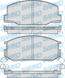 5SP553 Sada brzdových destiček, kotoučová brzda Samko