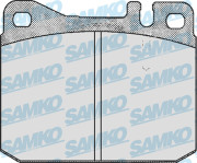 5SP572 Sada brzdových destiček, kotoučová brzda Samko