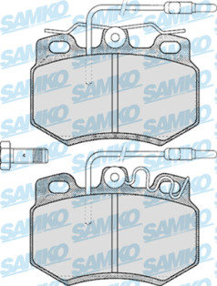 5SP585 Sada brzdových destiček, kotoučová brzda Samko