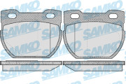 5SP611 Sada brzdových destiček, kotoučová brzda Samko