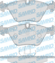 5SP649 Sada brzdových destiček, kotoučová brzda Samko