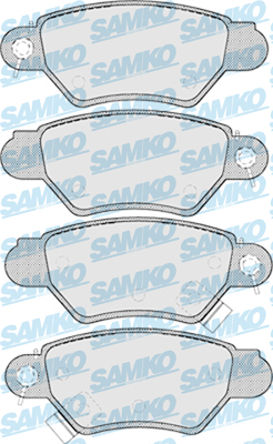 5SP699 Sada brzdových destiček, kotoučová brzda Samko