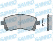 5SP713 Sada brzdových destiček, kotoučová brzda Samko