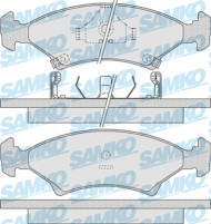 5SP737 Sada brzdových destiček, kotoučová brzda Samko