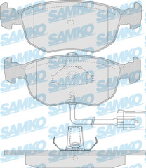 5SP745 Sada brzdových destiček, kotoučová brzda Samko