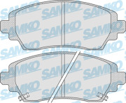 5SP834 Sada brzdových destiček, kotoučová brzda Samko