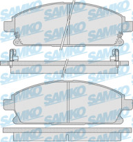 5SP846 Sada brzdových destiček, kotoučová brzda Samko