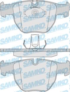 5SP909 Sada brzdových destiček, kotoučová brzda Samko