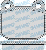 5SP947 Sada brzdových destiček, kotoučová brzda Samko
