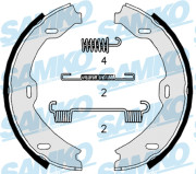 88880 Sada brzdových čelistí, parkovací brzda Samko